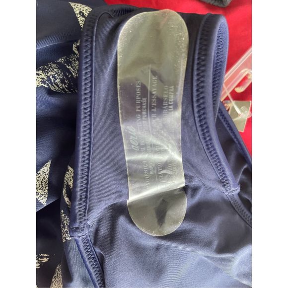 Aerie Navy and Silver Star One Piece Swimsuit - Picture 4 of 6